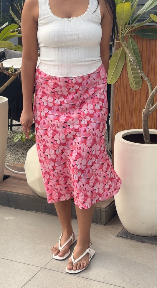 Hibiscus Midi Skirt