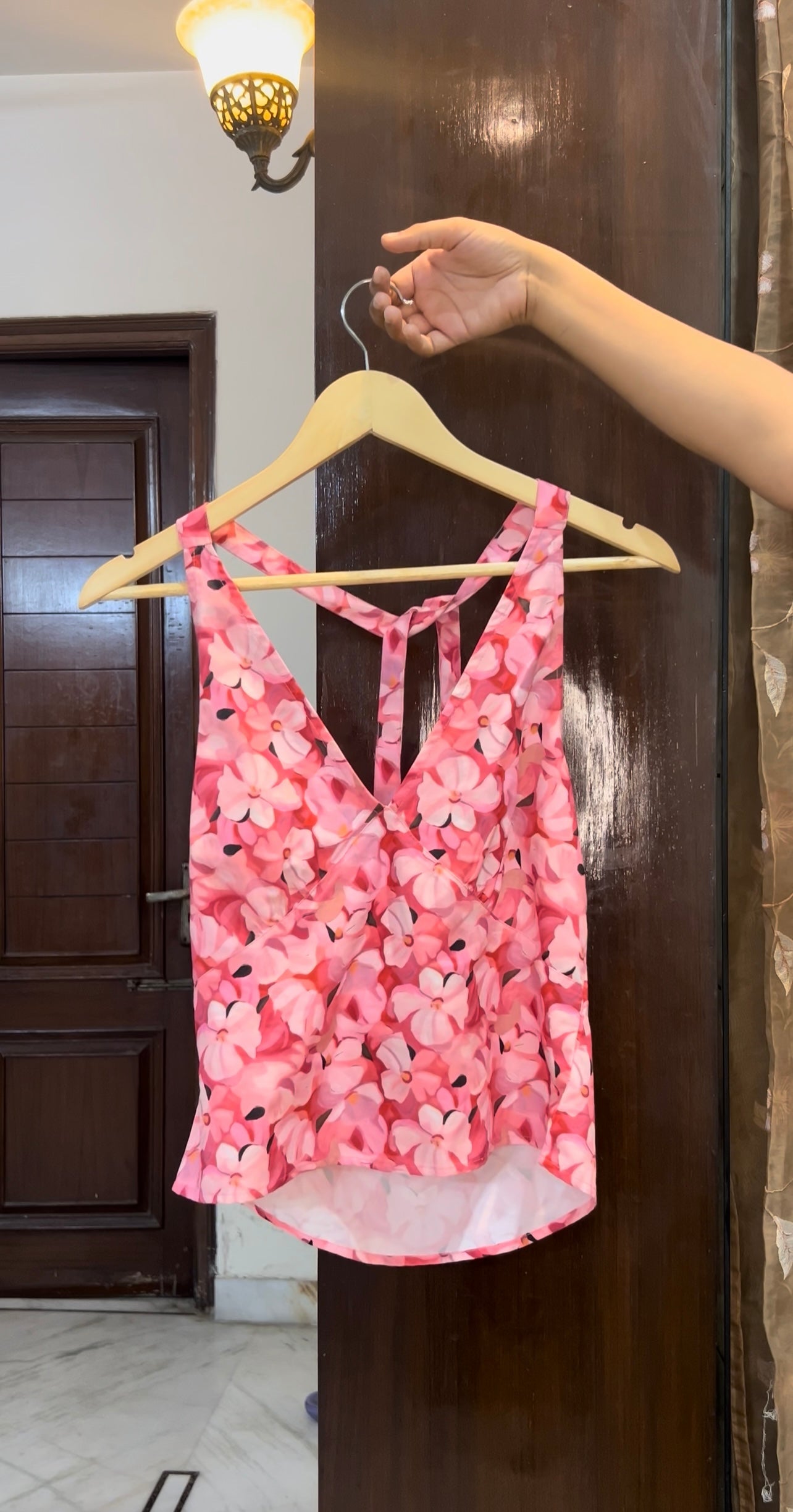 Hibiscus Halter Top