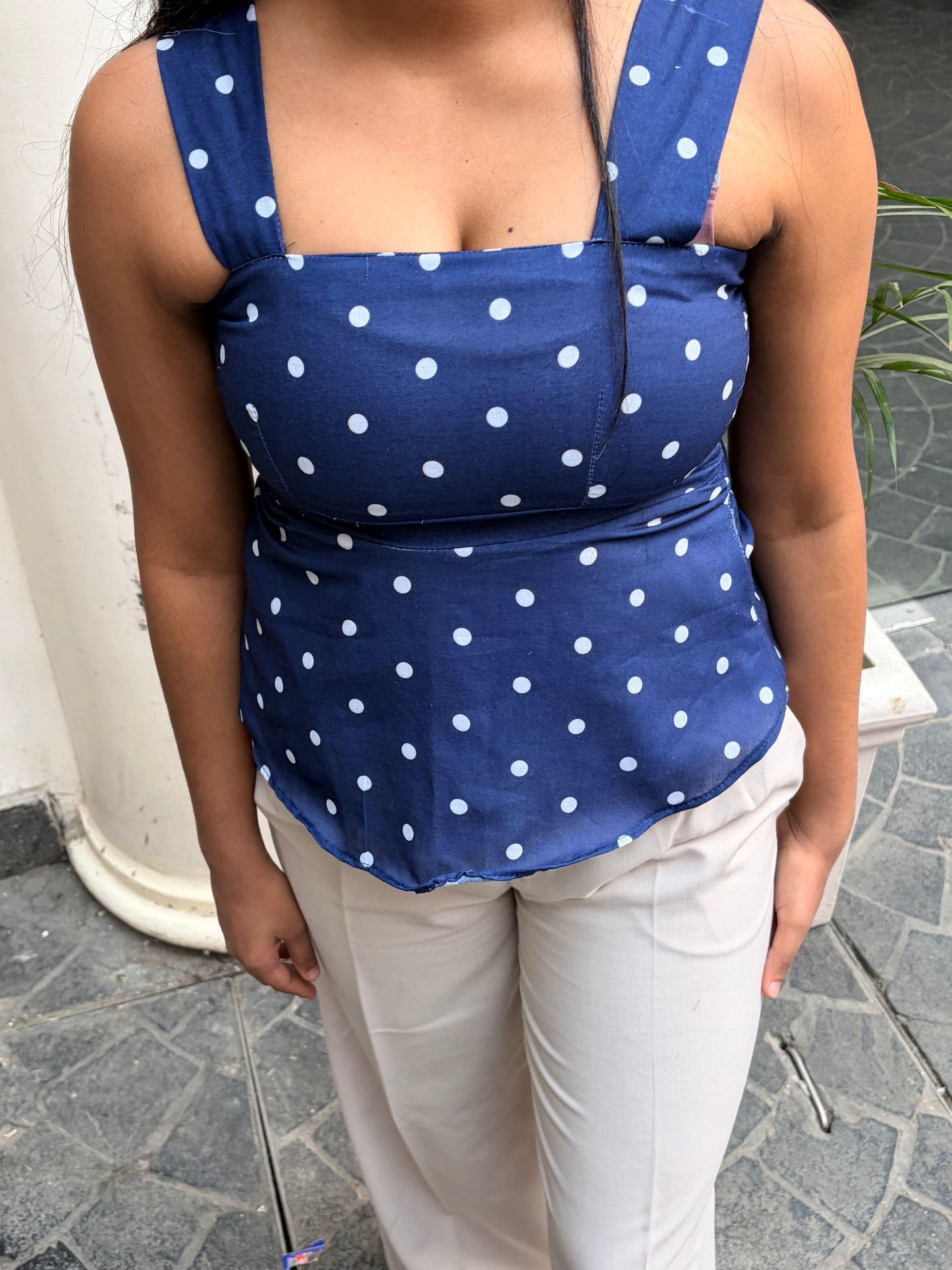 Dottie Top (Navy)