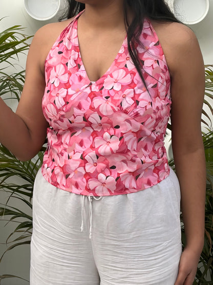 Hibiscus Halter Top