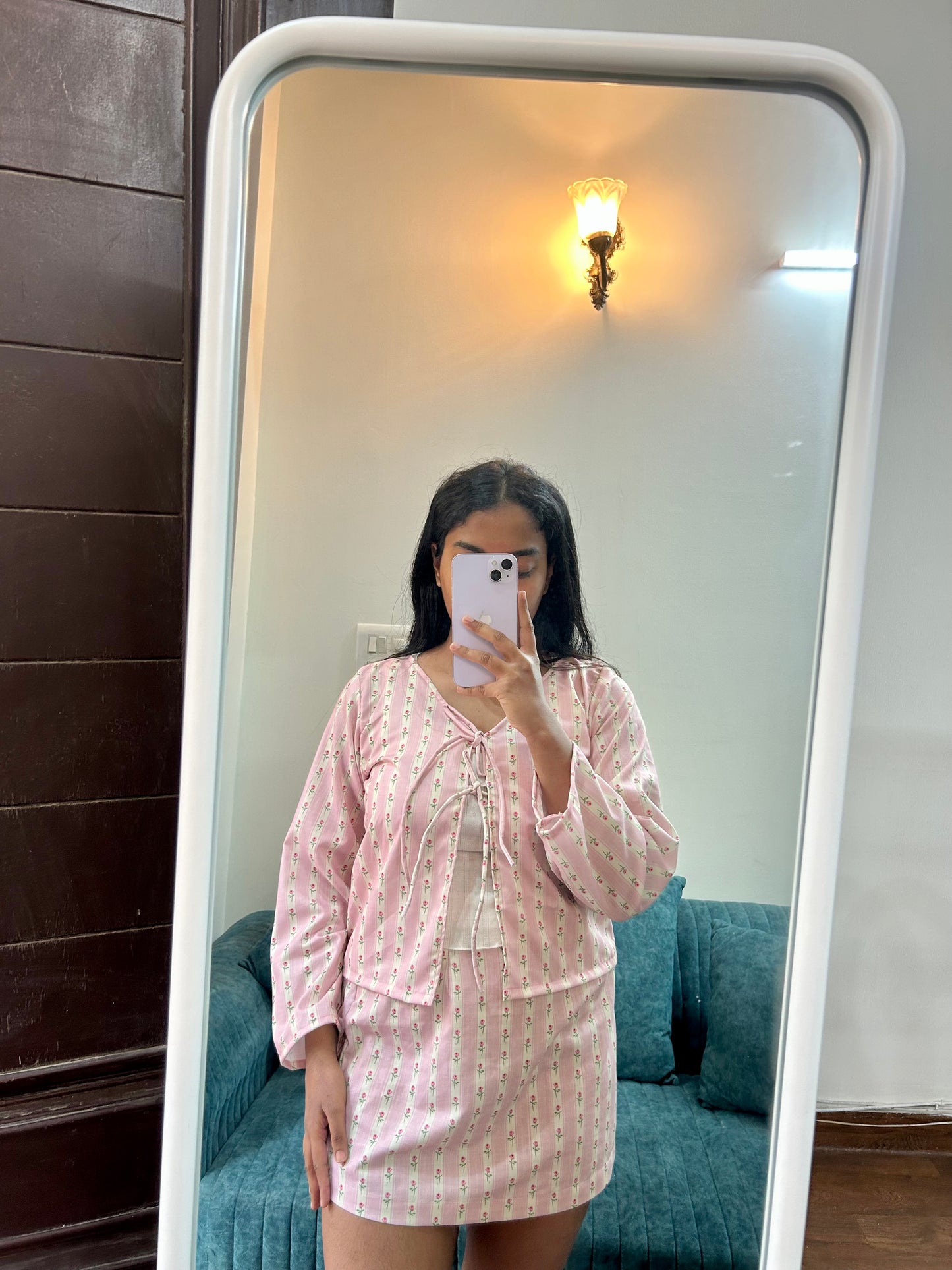 Long Sleeve Rose Top