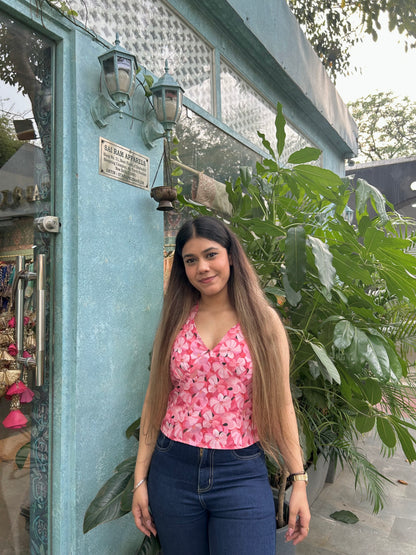 Hibiscus Halter Top