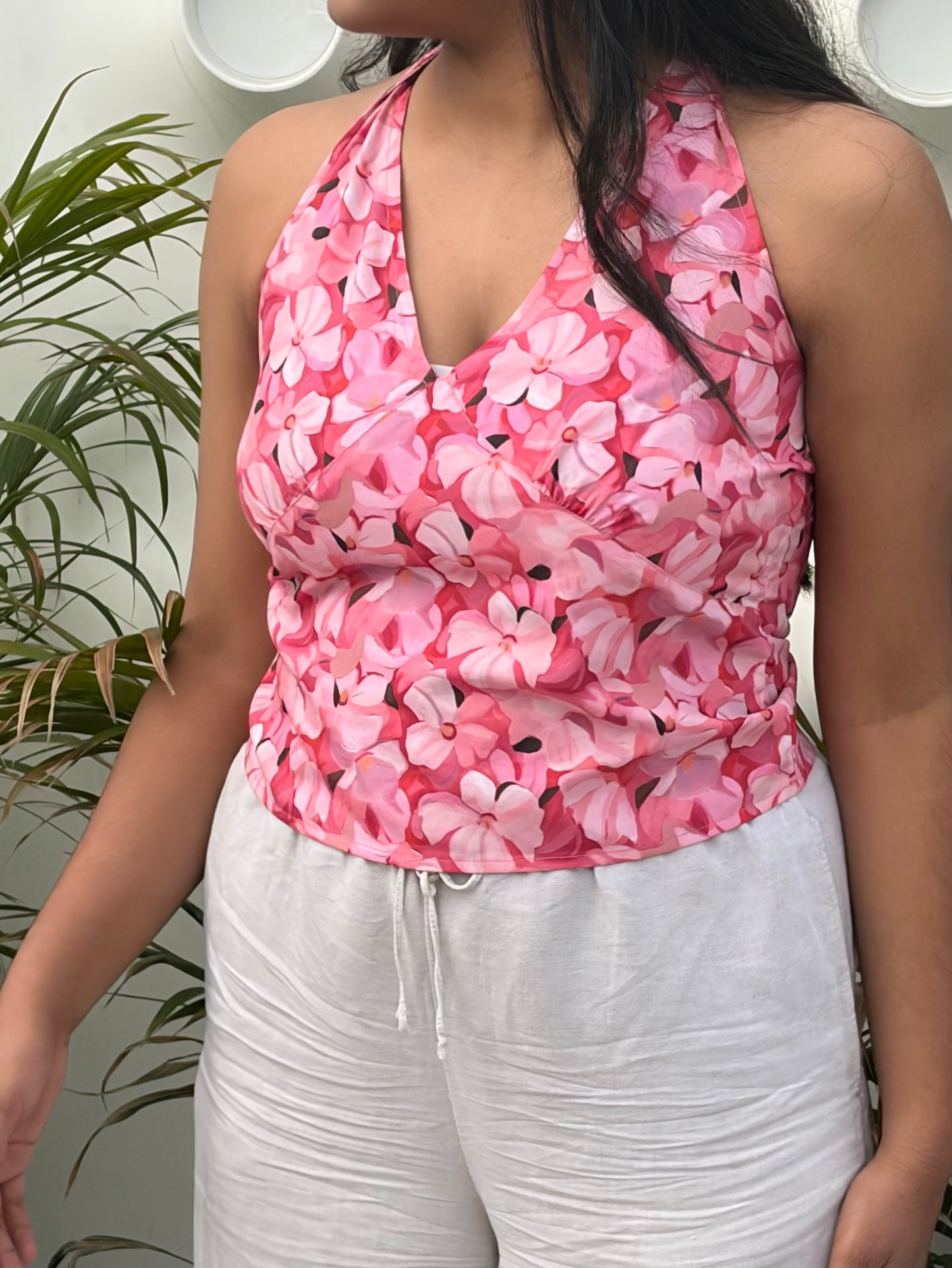 Hibiscus Halter Top